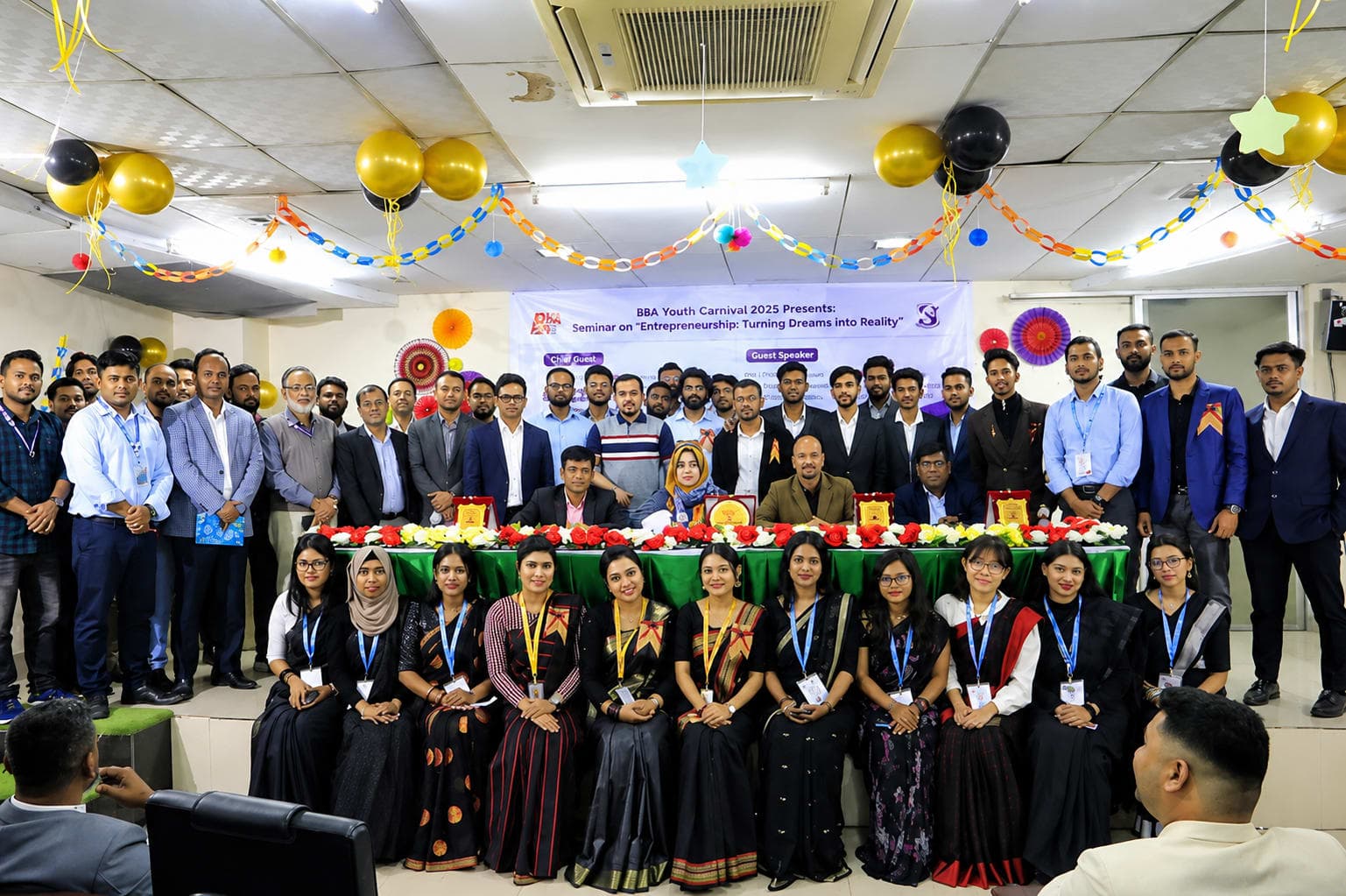 Students of the Apparel Manufacture and Technology, Sonargaon University
