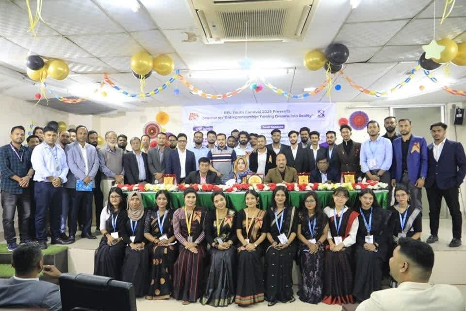 Students of the Department of Apparel Manufacture and Technology, Sonargaon University